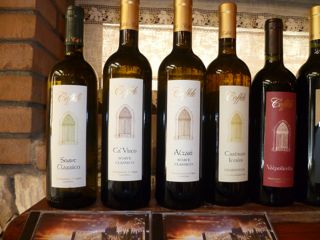 wine tasting on our bike tours